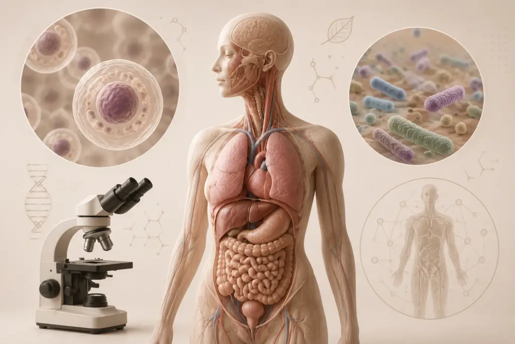 Zellbiologie, Mikrobiom & Anatomie: Die Physiologie des Körpers